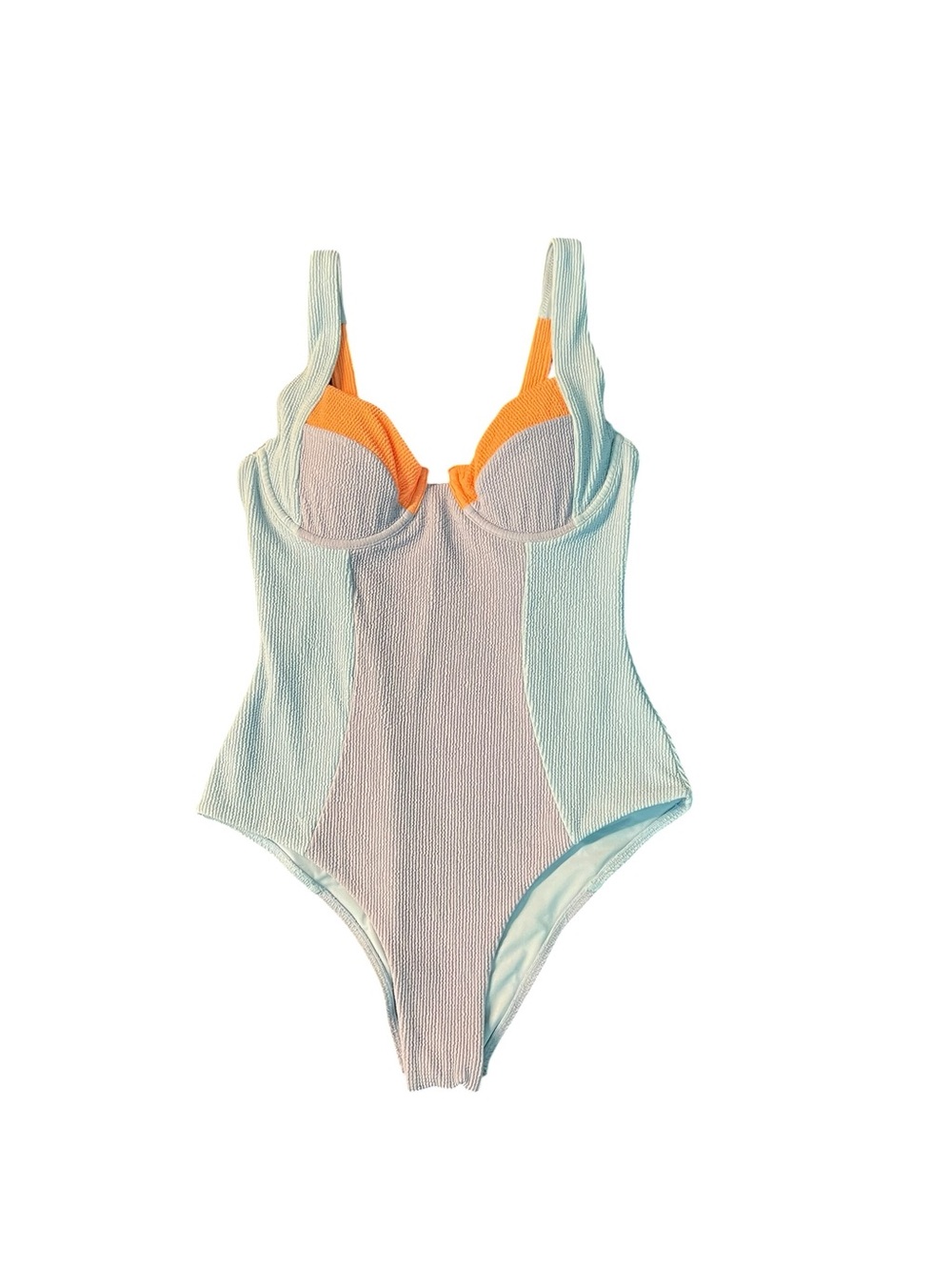 Vetchy Women’s Carmel Underwire Candy One-Piece Swimsuit Size Medium